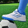 New Football Shoes Men and Women Children Velcro TF Broken Nails Young Students Grass Flat Training Shoes