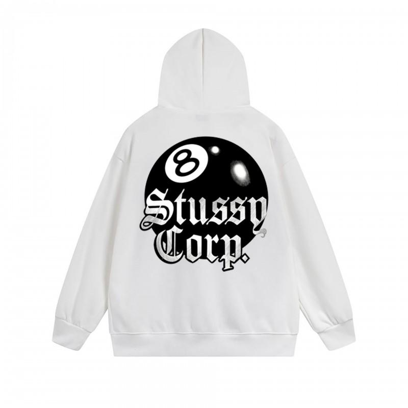Mens Hooded Zip-Up Sweatshirt With Letter Print Loose Fit Cotton Pullover Winter Daily Wear