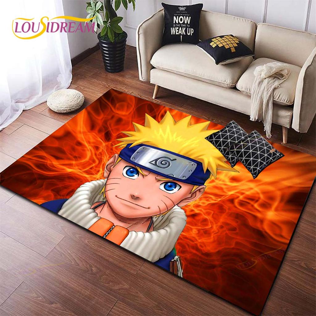 Anime Naruto Carpet Kids Carpets Living Room Tea Table Mats Bedroom Rug Washable Floor Mats Household Area Mat Dinosaur Rug