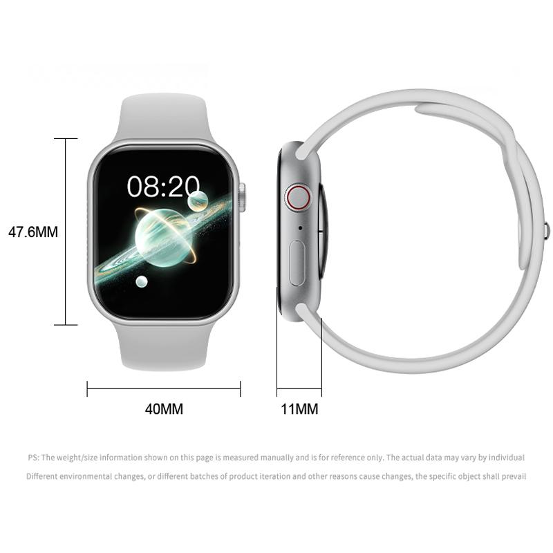 IWO Series 10 Smart Watch 2.01 Inch Wireless Charger Heart Rate Men Women Fitness Tracker Sport Smartwatch For IOS Android