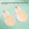 1 Pair Women Silicone Chest Pads Sweat-proof Anti-slip Invisible Bunny Ear Shape Breast Support Ultra-Thin Sticky Pasties Nipple Covers Strapless