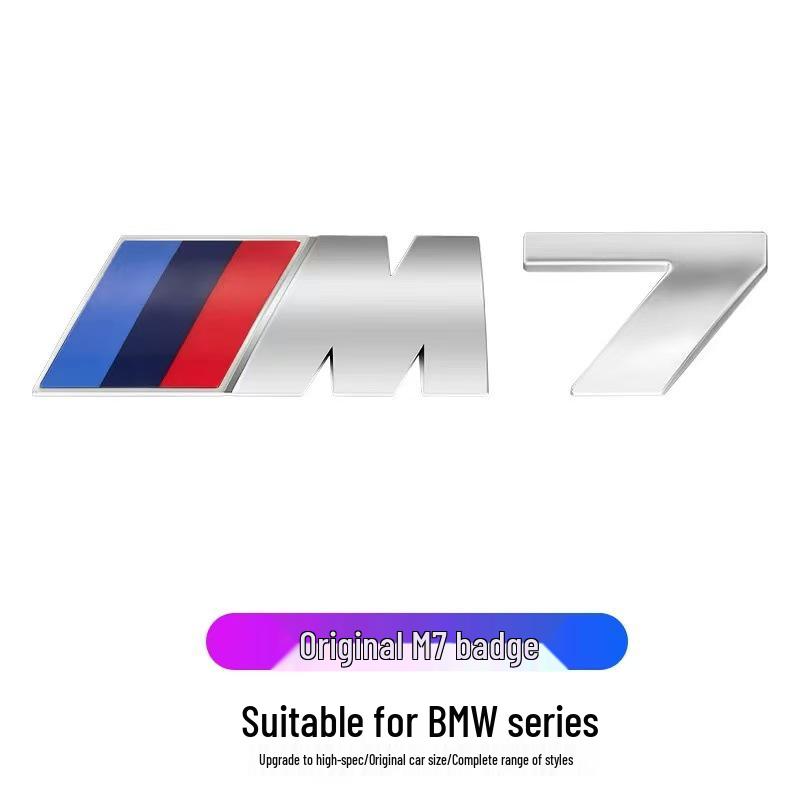 Наклейка-логотип на заднее крыло BMW M Series для M1-M6, 3 и 5 Серий, X6M