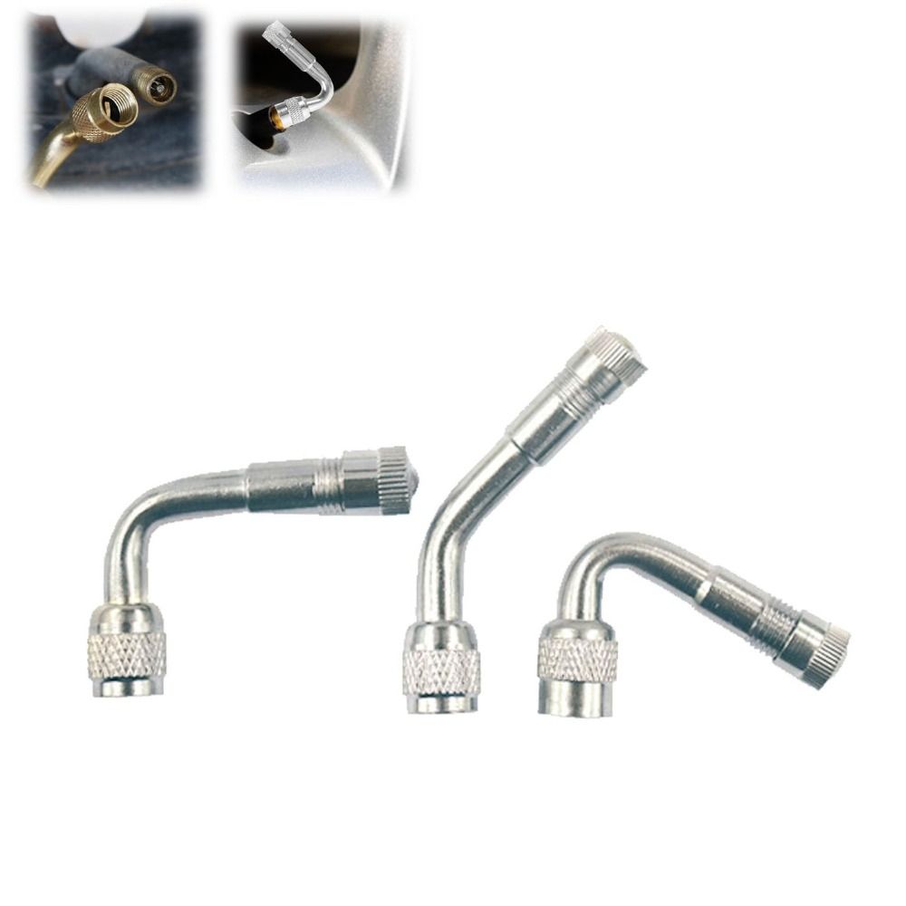 Silver Valve Stem Extenders Multi-Function Tire Valve Extender Balance Bike