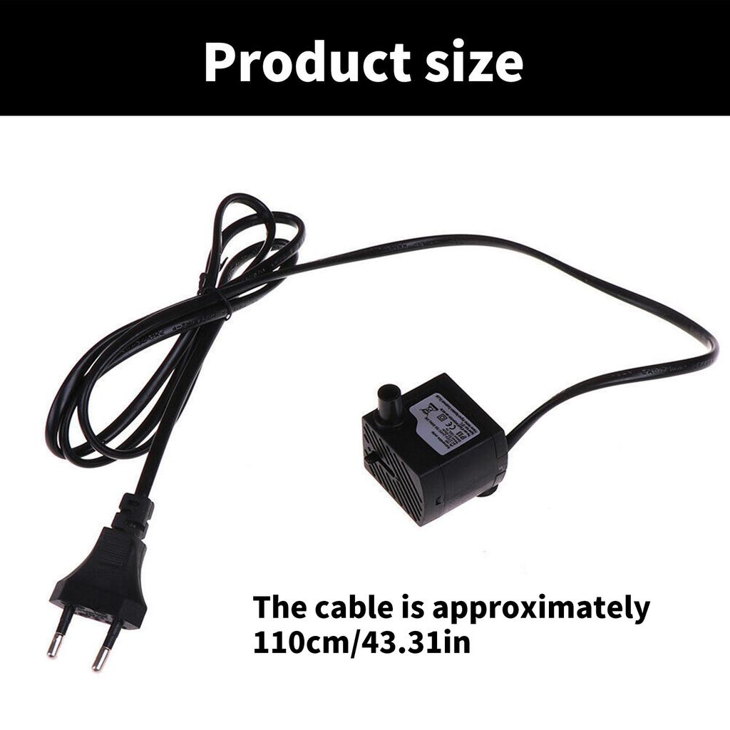 Тихий погружной водяной насос 3 Вт для аквариума, аквариума с регулируемым потоком, погружной