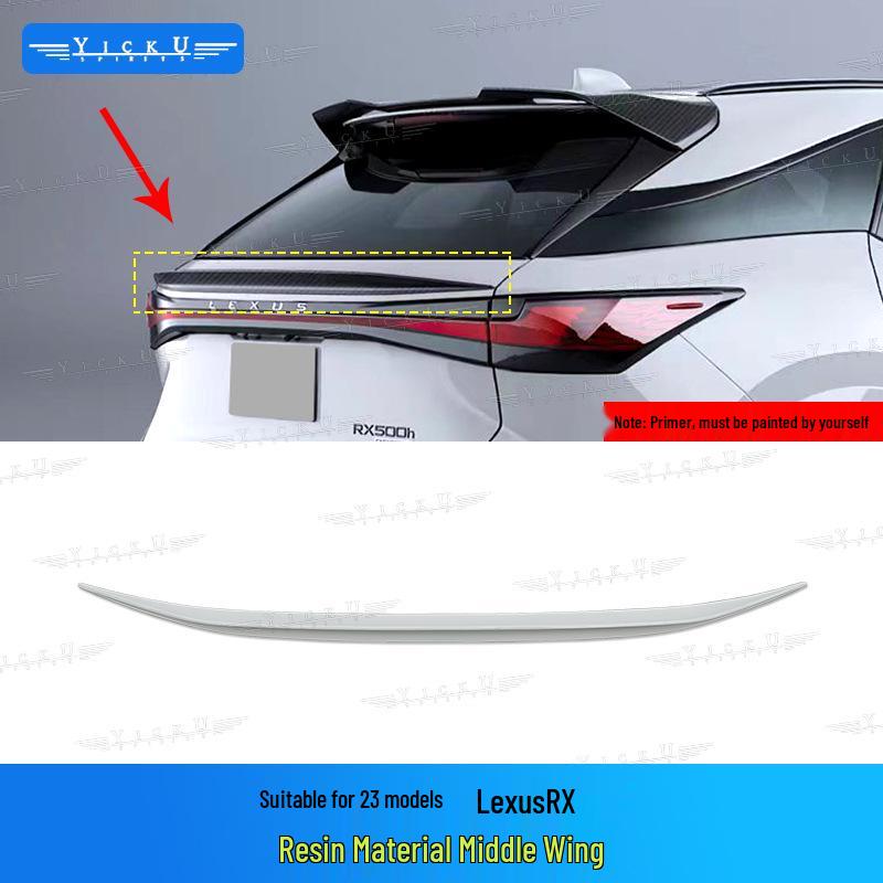 Комплект карбонового обвеса для Lexus RX350/500 (Передний сплиттер, Расширители арок, Задний диффузор, Пороги, Спойлер на крышку багажника, 2023-2025)