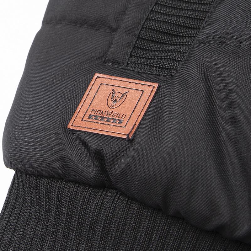 Мужская флисовая подкладка, ветрозащитная, водонепроницаемая, большого размера, куртка без рукавов со стоячим воротником для среднего и пожилого возраста, защита тепла для сердца