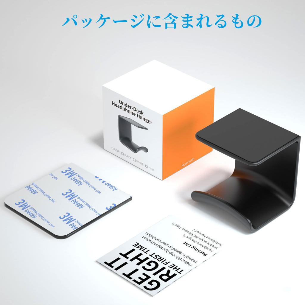 Подставка для наушников Cozycase, настенное крепление, настольная вешалка для наушников, прочный стильный держатель для наушников, хранение кабеля, вешалка для наушников, черная загрузка - [Super