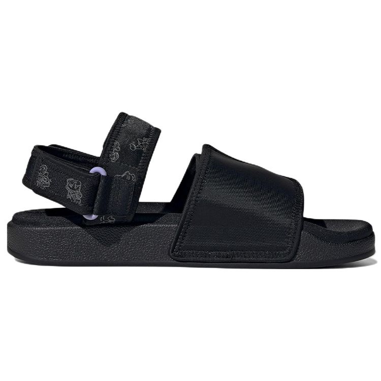 Adidas Originals Adilette 4.0 Casual Low-Top Sports Sandals Unisex Sandals Black GX2185