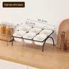 Modern 3-Tier Carbon Steel Buffet Condiment Rack