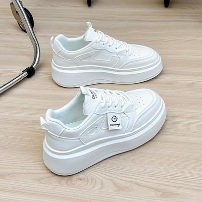 INS белые туфли для студентов, корейский стиль, женская модная весенняя новая дышащая повседневная обувь с толстой подошвой, увеличивающая рост, уличная стрельба Sh709