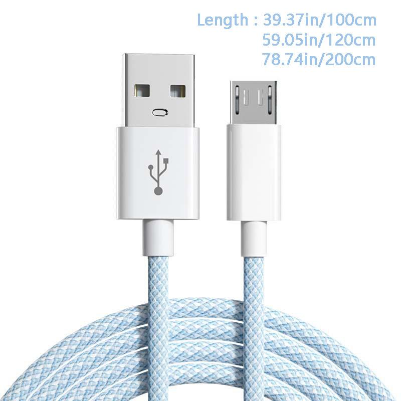 66 Вт сверхбыстрая зарядка Macaron Woven 1/3 кабель для передачи данных подходит для Apple Android TypeC кабель для зарядки