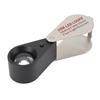 Jewelers Loupe Set 20X Magnifier Portable Foldable Rechargeable 4 Light Sources 13 LED Lights