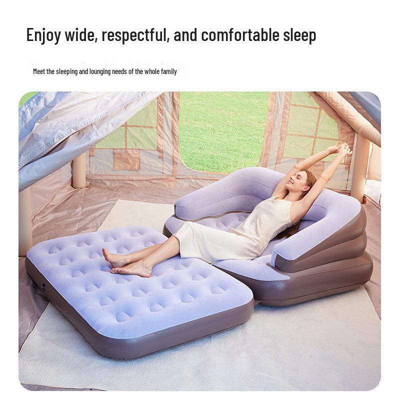 Портативный надувной диван-кровать для улицы и походная надувная подушка