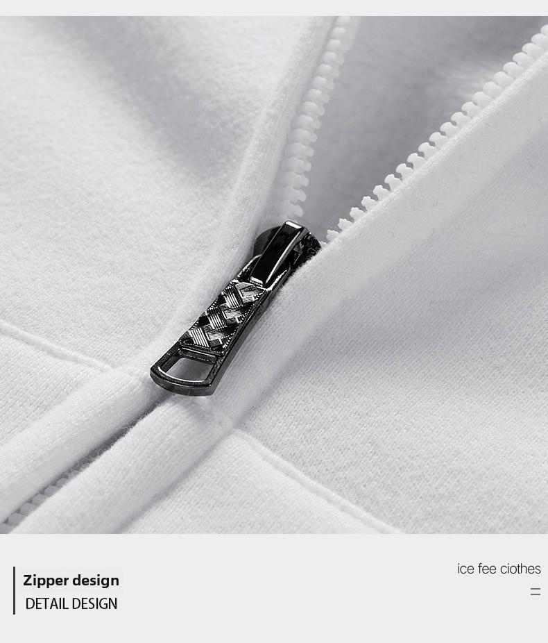 Men's Hooded Cardigan Sweatshirt - 2022 Autumn/Winter, Solid Color, Trendy Loose Fit, Sports Style, with Zipper.