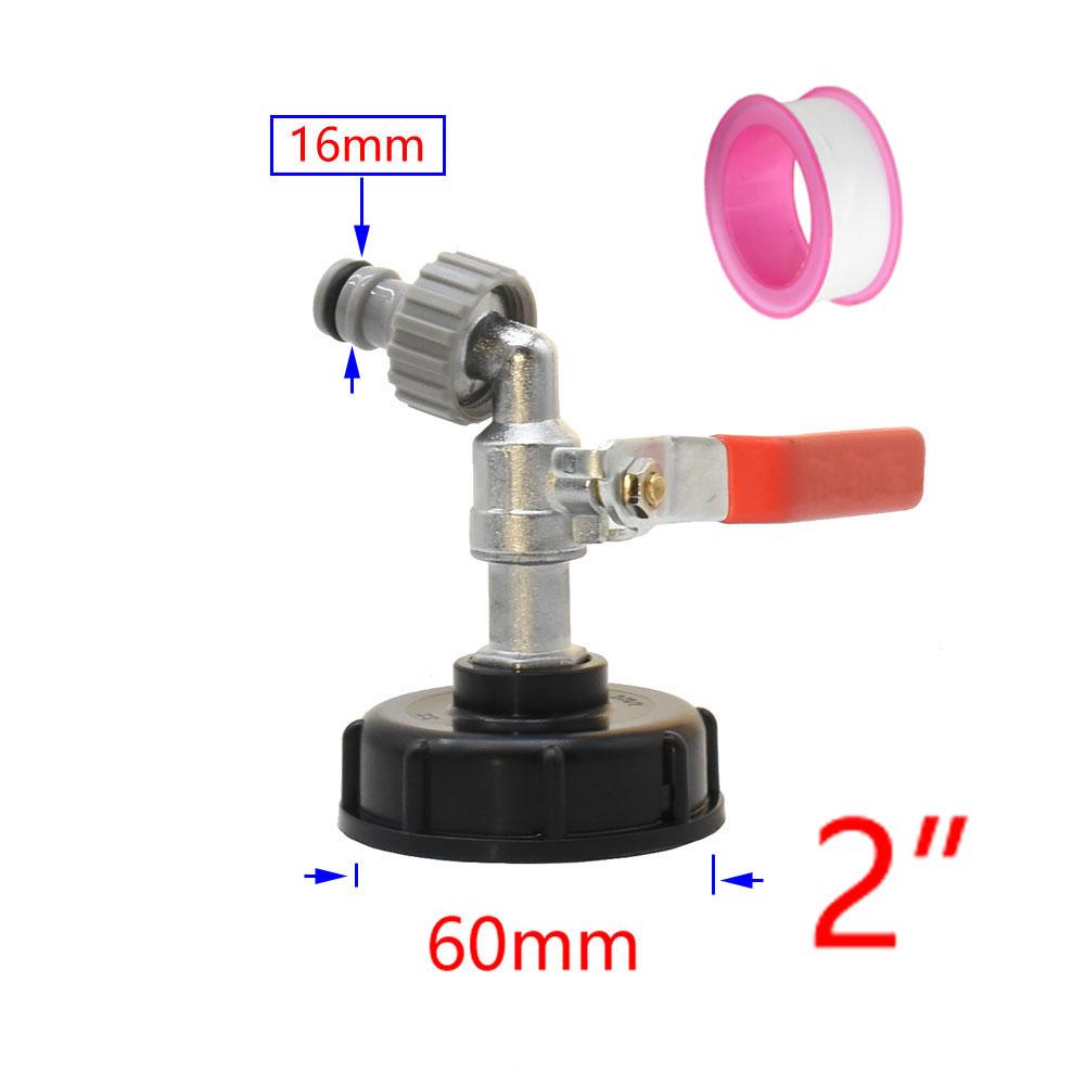 Адаптер для IBC-бака для фермы, резьба 1/2", 3/4", 1", клапан для полива, сменный клапан, садовые водяные разъемы, сливная муфта