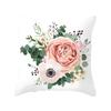 New Rose Flower Pillow Cover Home Sofa Pillow Cushion Cover Side Sleeping Chair Soft Premium Durable Quality Useful