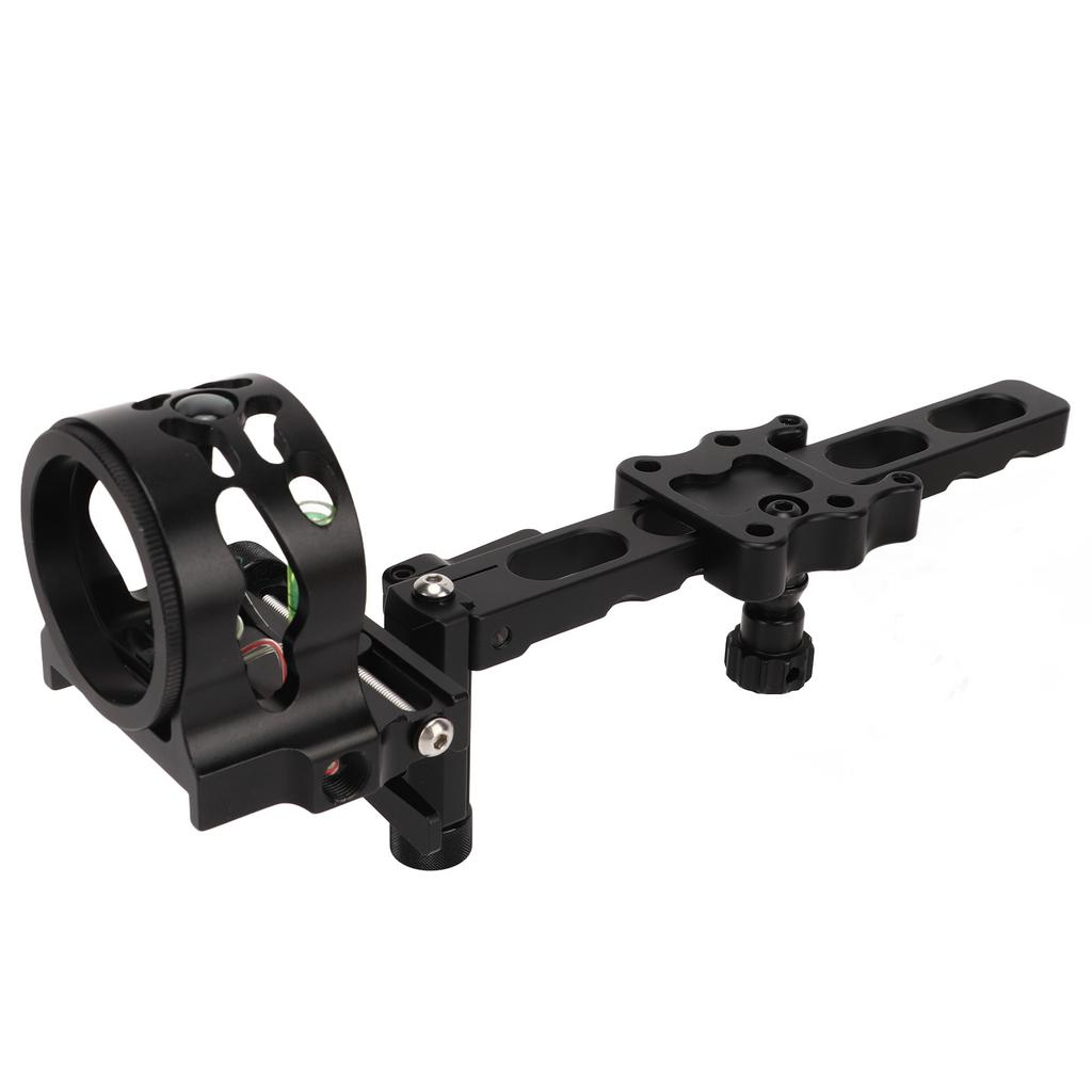 5-пиновые прицелы для лука Длинная планка Прицел для блочного лука для стрельбы Охотничьи аксессуары для лука Черный