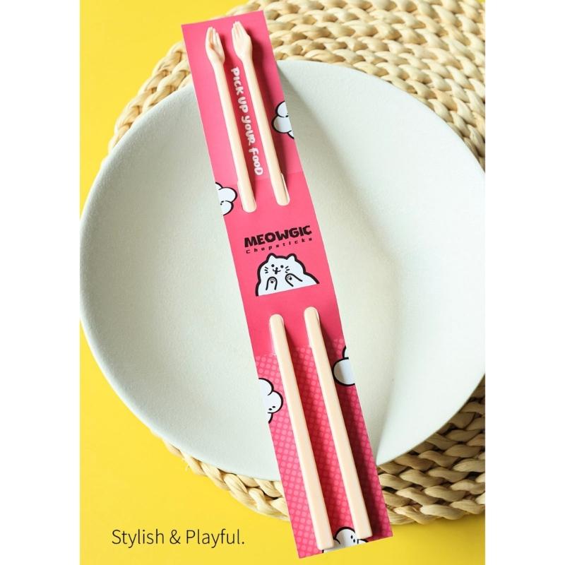 Эргономичная форма руки Палочки для еды Инструмент для легкого захвата Отлично подходит для путешествий Питание Пластиковый захват для еды Легкая очистка