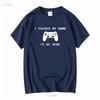 Я поставил игру на паузу, чтобы быть здесь Play 5 Смешная футболка для геймера PlayStation 5 винтажная стираная универсальная эластичная унисекс мужская мода
