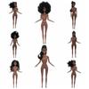 11 Multi-Joint Black Dolls Moveable 30cm Doll Toy Children's Toy African Dolls  Dress Up