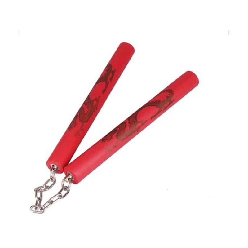 Foam Nunchuck Martial Stick Kid Adult Practice Karate Weapon Toy Tool Fitness