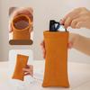 Waterproof Glasses Bag Solid Color Leather Automatic Closed Sunglasses For Men Women Portable Glasses Storage Bags