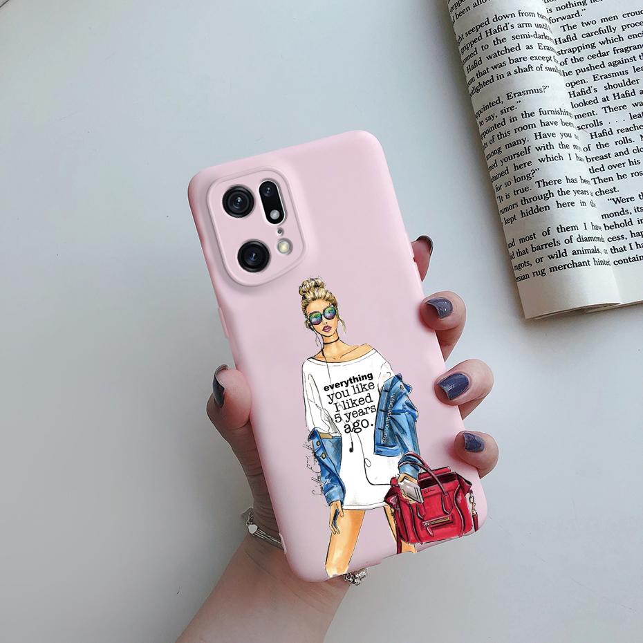 Красивый чехол для телефона OPPO Find X5 Pro Чехол Силиконовый чехол для OPPO Find X5 Lite Чехол Fundas FindX5 X 5 Pro Lite X5Pro Чехлы