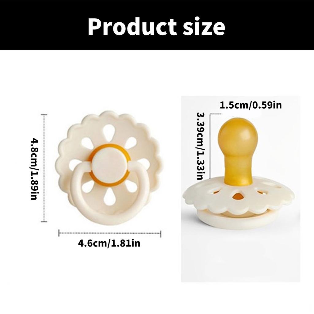 Stress Relief Baby Pacifier Soft Silicone Newborns Soothing Pacifier Ergonomic Reduced Snoring for Anxiety Reduction