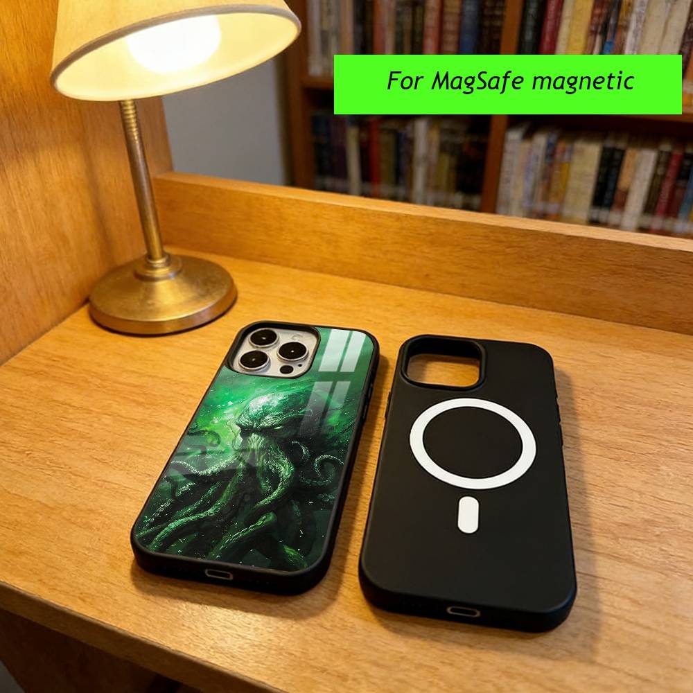 Mythos Art CTHULHU Phone Case For iPhone17,16,15,14,13,12,11 Plus,Pro Magnetic For Magsafe Wireless Charging