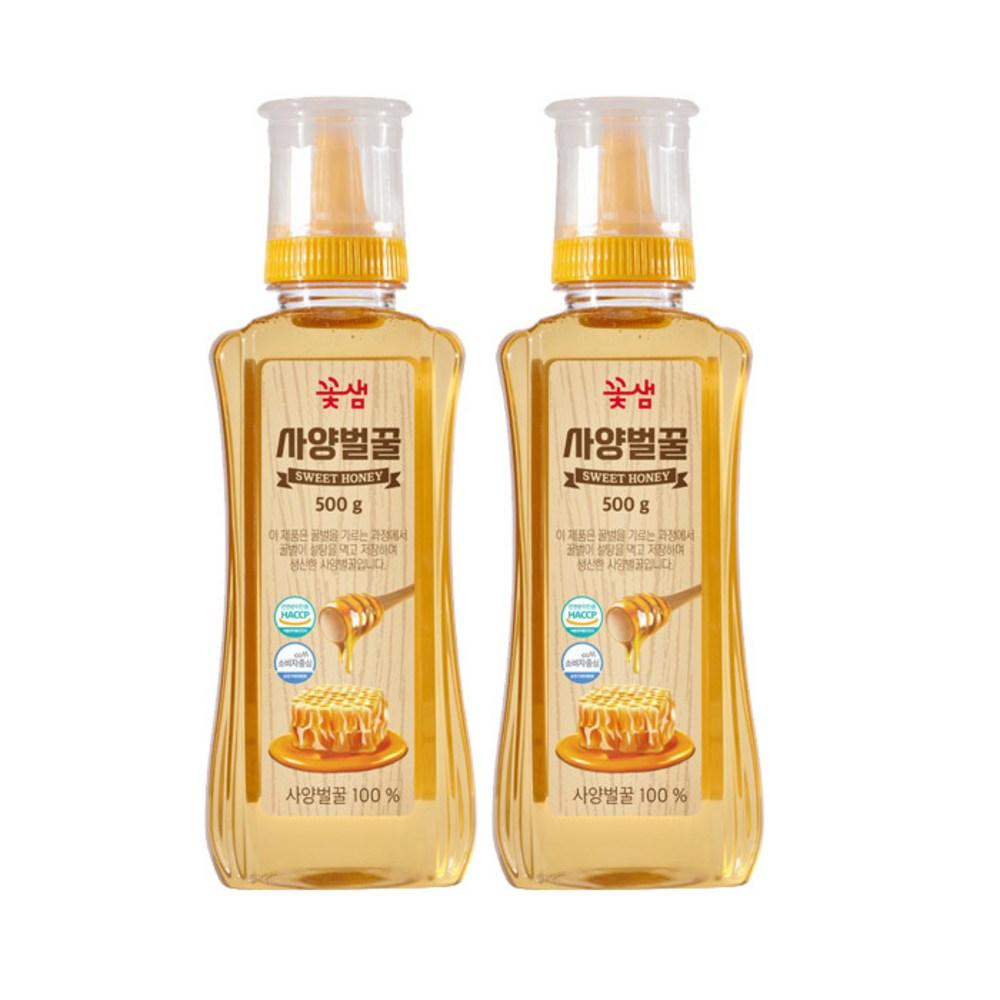 Kkotsaem Сахарный Мед 500г + 500г 2 шт