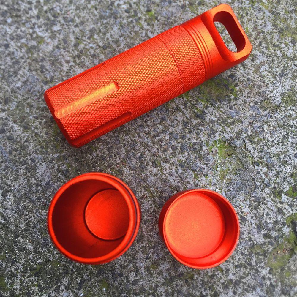 Holder Storage Capsule Seal Bottles EDC Survival Kit Pill Airtight Case Waterproof Seal Bottle