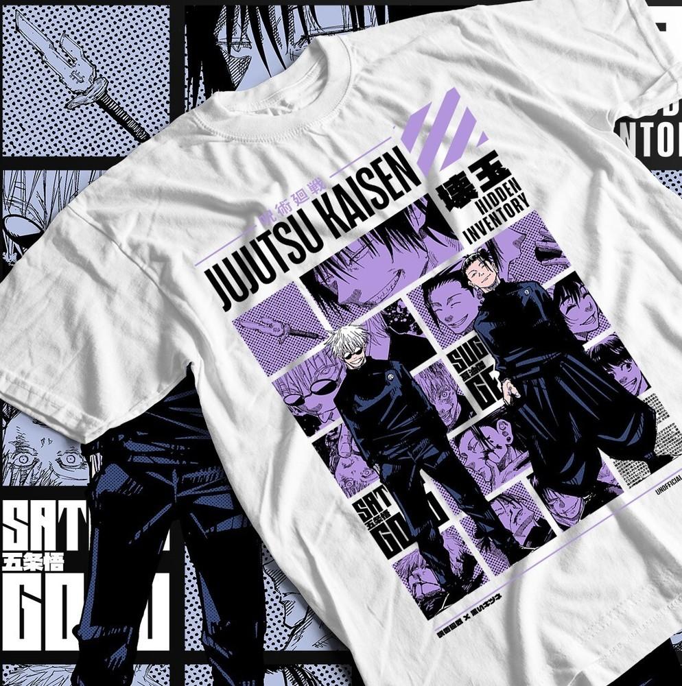 Футболка Jujutsu Kaisen Чосо Аниме Манга JJK Подарок Унисекс Футболка Мягкая Футболка Все Размеры