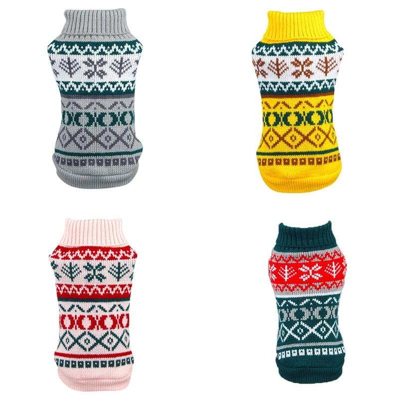 Одежда для собак Свитер для собак с бриллиантами, трикотажная одежда для домашних животных разных спецификаций