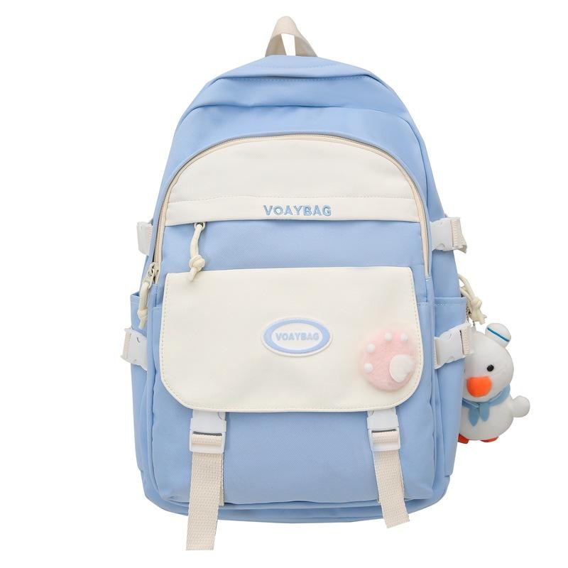 Цветной контрастный студенческий школьный рюкзак в студенческом стиле, женский рюкзак большой вместимости, школьный рюкзак для младших школьников