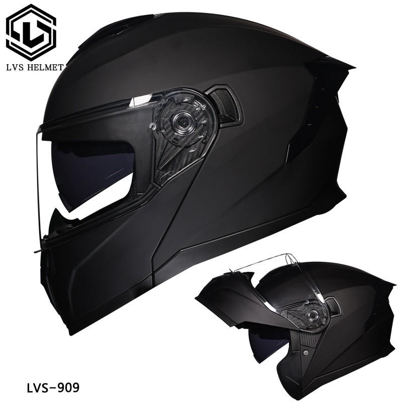 DOT ECE Certified Full Face Motorcycle Helmet Men Women Flip-Up Design ABS Shell All Season Use