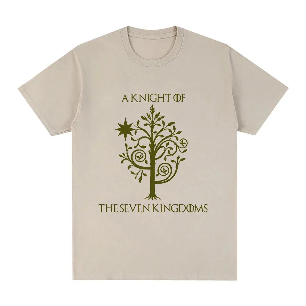 A Knight of The Seven Kingdoms Tee Shirt for Unisex Women Printed T Shirts 100 Cotton Clothes Comfortable Oneck Casual Teeshirt