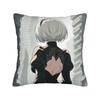 Nier Automatas Pillow Cover Design Cushion Cover Cute Funny Pillow Case For Sofa Bedroom Home Decor