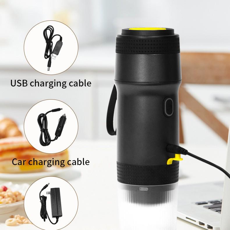 Портативный экстрактор кофейных капсул «Три в одном» с USB – Режимы заваривания: американский и итальянский
