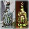 Mysterious Ghost Castle Forest Glowing Creative Wine Bottle Home Gardening Ornaments Resin Crafts