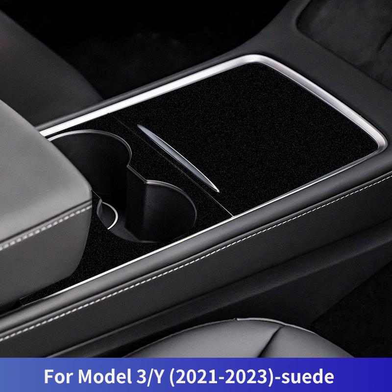 Для Tesla Model 3 2021 22 2023/Model Y Наклейка на центральный пульт управления Защитная наклейка на центральный пульт управления Интерьер автомобиля