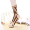 MUPLY Новый повседневный Harajuku Socken Frauen Katze Drucke Cartoon Tiere Katze Muster Gestreift Baumwolle Socken Femme Boden Meias Socken Kawaii