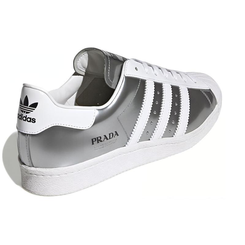 adidas Кроссовки Prada X Adidas Superstar 'Silver Metallic' FX4546