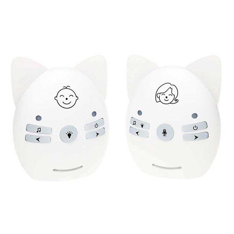 V30 EU Plug Чувствительная передача Двусторонняя связь Кристально чистый голос Cry 2.4GHz Беспроводной детский портативный цифровой аудионяня AA