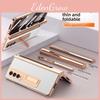 For Z Galaxy Fold 2 Anti Drop Leather Phone Cases With Pen Design Holder