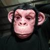 Black Hair Rubber Gorilla Mask Full Face Ape Headgear Latex Monkey Face for Halloween Cosplay Funny Animal Props