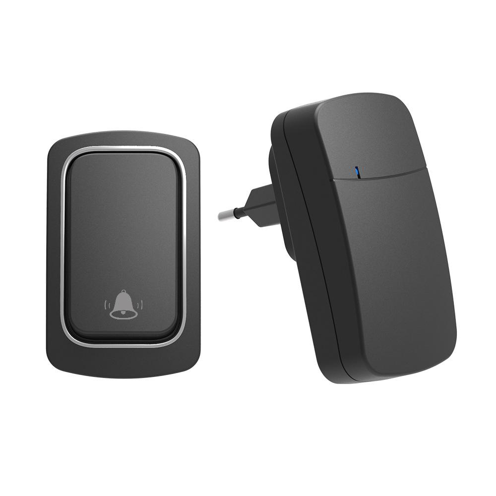 Wireless DoorBell QX-001 Ringer Self-powered Doorbell Home Waterproof With 38 Chimes Ring Bell 4-Volume Suitable for Home Office