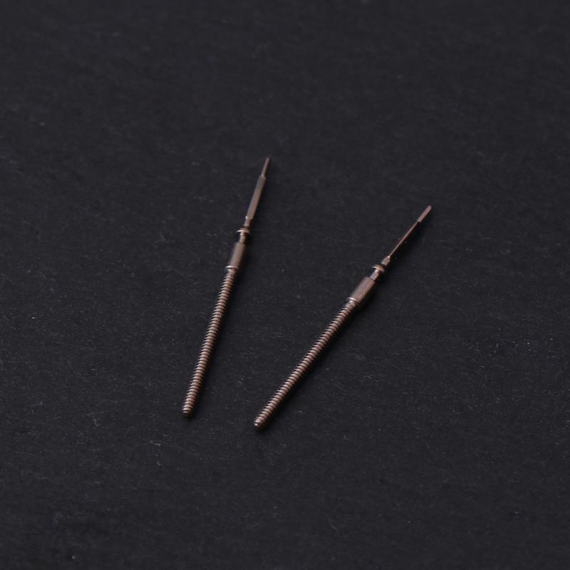 2 шт. 3135 Заводной вал Инструмент для ремонта механизма 3135 Механизм Заводной вал Стальная ручка Стержень Стальной вал Заводная головка Металлические заводные валы для часов