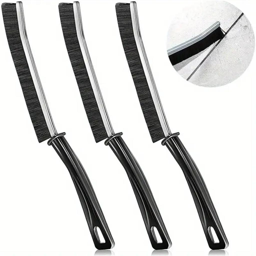 2/3/16PCS Kitchen Cleaning Brush Set Deep Clean Gas Stove Brass Brush for Small Spaces Window Bathroom Gap Mesh Dishrag Washing