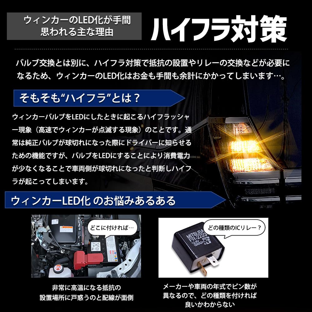 CORSA 90 серии Voxy T20 Оснащен функцией предотвращения частых вспышек. Совместим с техосмотром транспортных средств. Светодиодный указатель поворота 2400 лм с вентилятором охлаждения слева и