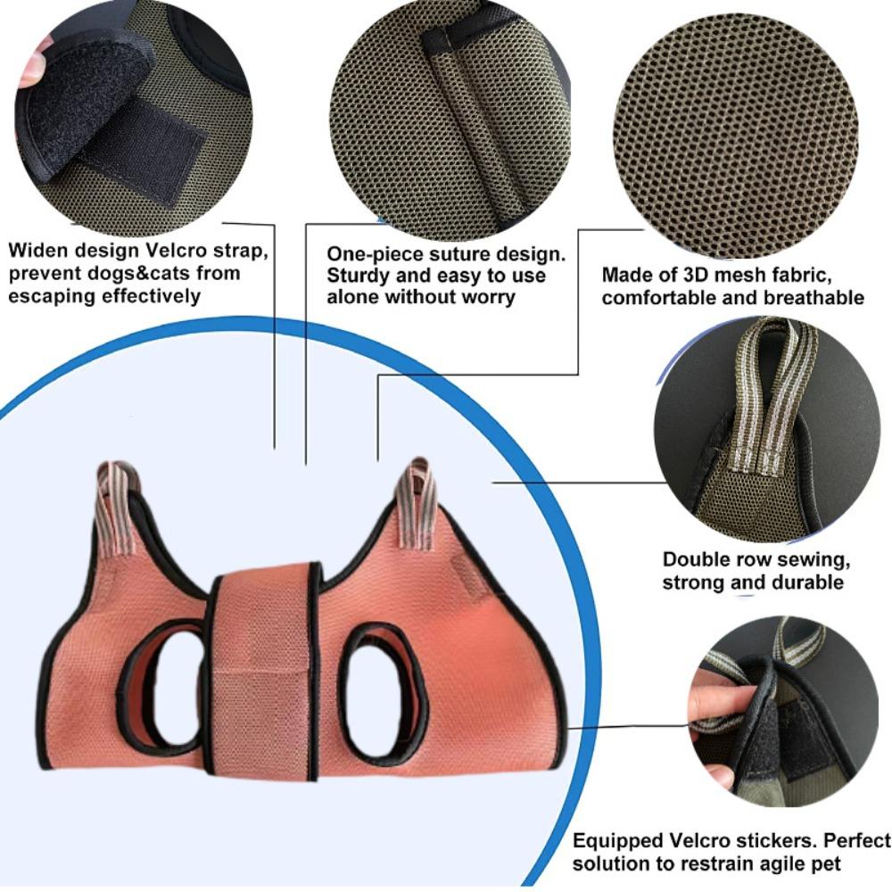 Гамак для груминга кошек против царапин Прочный гамак-мешок для фиксации питомца Держатель для кошек Стрижка шерсти